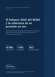 Cover of the report, in Spanish