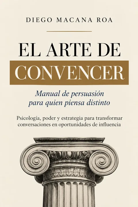Cover of El arte de convencer. Manual de persuasión para quien piensa distinto, by Diego Macana Roa